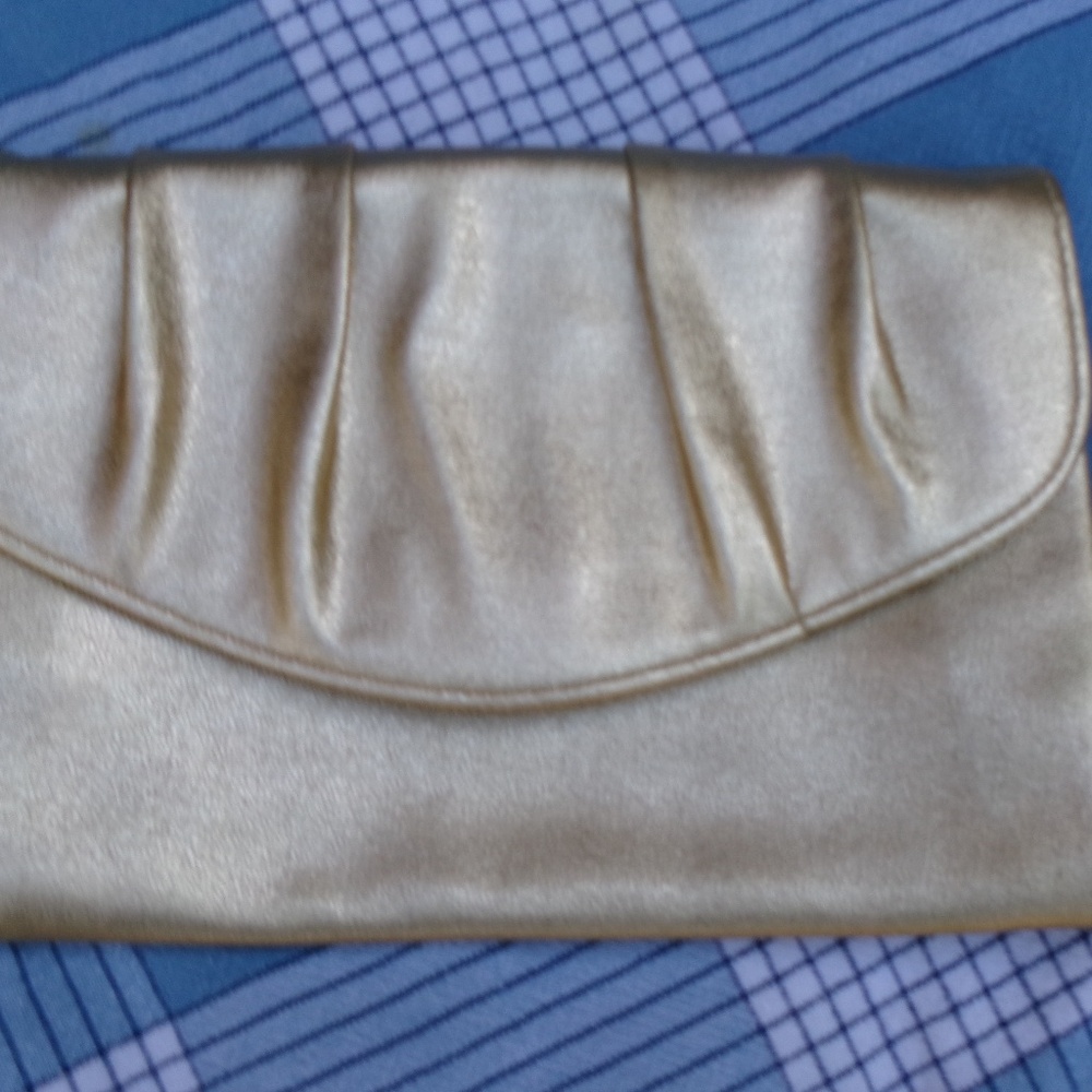 Gold Lamé Clutch